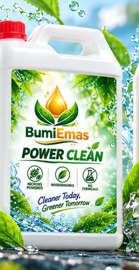 Bumi Emas Power Clean container